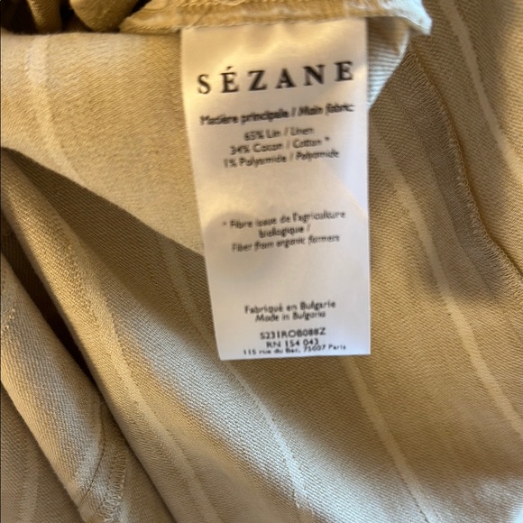 Sézane Beige Midi Shirt Dress - Oversized 38 - Picture 9 of 9
